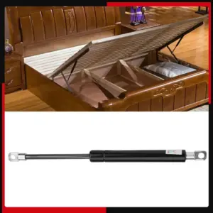 Heavy Duty Flat Joint Hydraulic Gas Spring Hood Lift Strut Support 280mm Center Distance 100mm Stroke For Car Flip Lid Door Hood