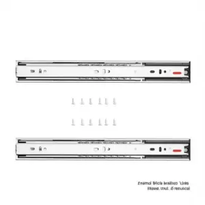 6 Pairs of 18 Inch Drawer Slides Side Mount Rails, Heavy Duty Full Extension Steel Track, Soft-Close Noiseless Guide Glides Cabinet Kitchen Runners with Ball Bearing, 100 Lbs Load Capacity