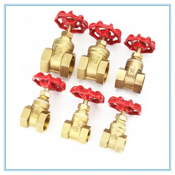 1PC Copper Gate Valves DN15 20 25 32 40 Water Valve Switch Valve Internal Thread Gate Valves