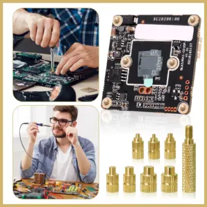 Soldering Iron Tip Brass Thread Insert Nut M2 M3 M4 M5 M6 M8 Heat Set Insert Tool Hot Melt Plastic Nuts Kit Printing 3D inserts