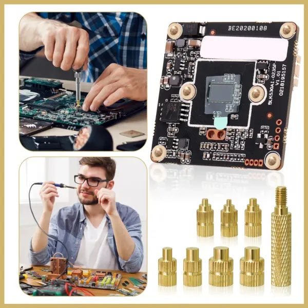 Soldering Iron Tip Brass Thread Insert Nut M2 M3 M4 M5 M6 M8 Heat Set Insert Tool Hot Melt Plastic Nuts Kit Printing 3D inserts