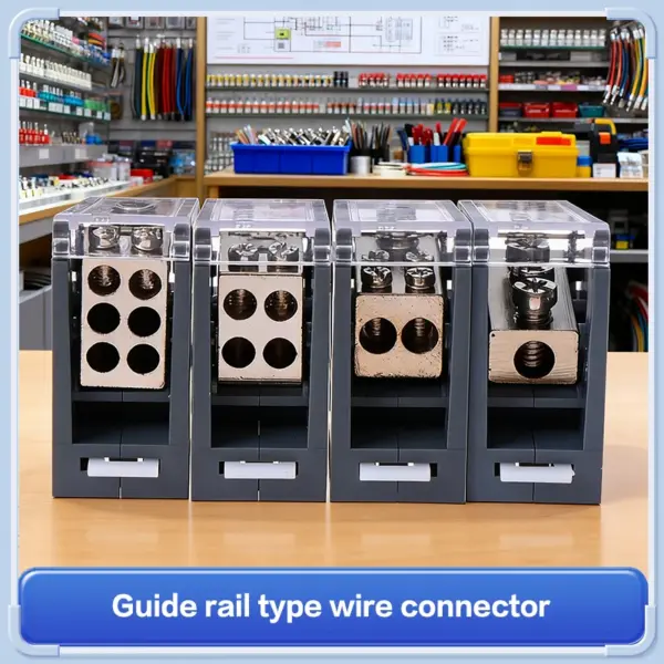 150A Din Rail Terminal Block Distribution Box One in Multiple out Universal Power Junction Box for Circuit Breaker