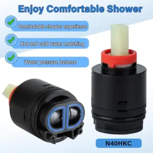 AC23-Shower Cartridges Replacement,Faucetcartridge Replacement,Compatible With Many Other Tub/Shower Faucet,For Shower Valve