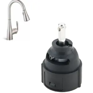 1255 Single Handle Cartridge with Stainless Steel Lever for Moen Kitchen Faucet Shower Valves Easy Install Durable Replacement