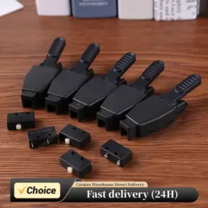 10Pcs Switch Trigger Micro Switch Metal Plastic Torch Switch Trigger Shell w/Micro Switch for TIG Argon Arc Welding