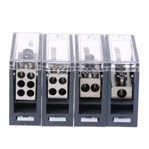 1PCS 1 in 1/2/4/6 Out 150A Din Rail Terminal Block Distribution Box One in Multiple Out Power Junction Box for Circuit Breaker