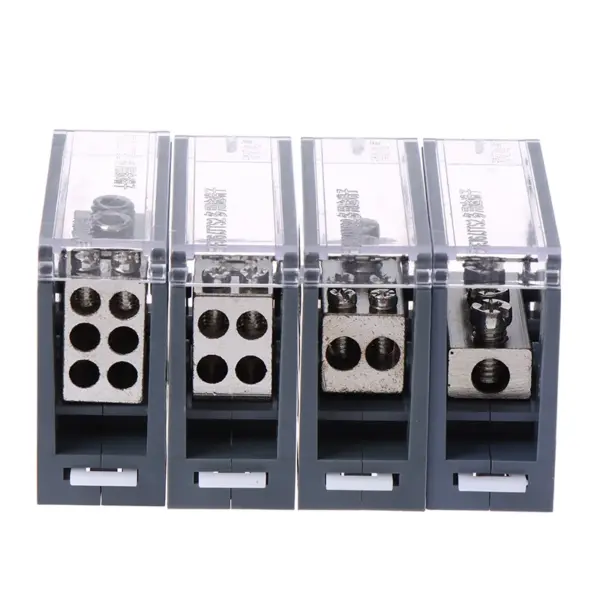 1PCS 1 in 1/2/4/6 Out 150A Din Rail Terminal Block Distribution Box One in Multiple Out Power Junction Box for Circuit Breaker