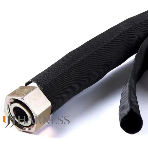 10ft Wear-resistant flame retardant nylon Protective Sleeve Sheath Cable Cover Welding Tig Torch Hydraulic Hose