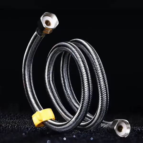 Sianco 1/2" Stainless Steel Plumbing Anti-explosion Flexible Braided Hose Water Pipe for Kitched Bathroom Faucet 20cm~100cm