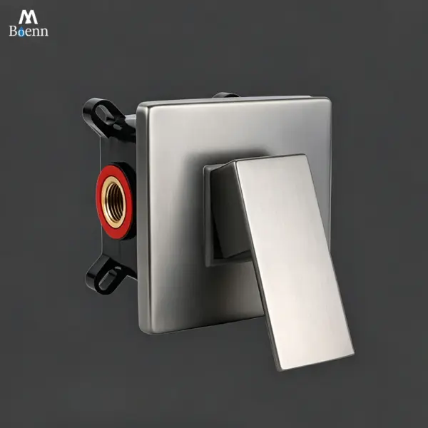Concealed Hot Cold Mixing Valve Bathroom Accessories Shower Diverter Embedded box Faucets Solid Brass Body Replaceable Cartridge