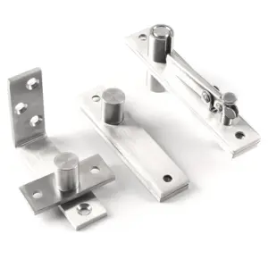 Stainless Steel Pivot Heavy Duty 360-degree Rotating Shaft Wooden Door Hinge Shaft Murphy Positioning Door Shaft Hidden Axis