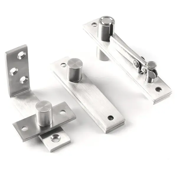 Stainless Steel Pivot Heavy Duty 360-degree Rotating Shaft Wooden Door Hinge Shaft Murphy Positioning Door Shaft Hidden Axis