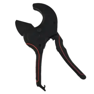 For Home Improvement 260mm*105mm*2.8mm* PVC Cutting Tool Comfortable Grip Pipe Cutter Self-locking Cutter Ratchet Pipe Cutter