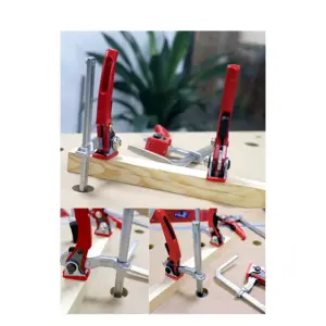 ABSE-1 Piece Ratchet Table Clamp Quick Release Bar Clamp For Hole Table And Guide Rail System