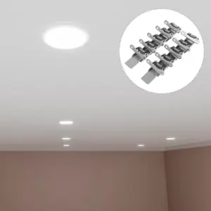10Pcs Recessed Light Clips Spring Clamp for Downlight Panel Light Spotlight Installation Strong Iron Spring Clip Lighting