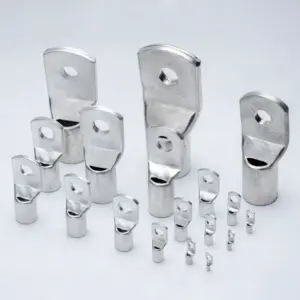 10Pcs 6mm 8mm 10mm SC16-6 SC25-6 SC35-6 Bolt Hole Lugs Ring SC Type Wire Nose Terminal Crimp Cable Connector Kit