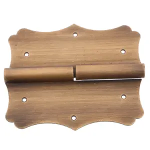 1pcs Copper Door Window Hinge Heavy Duty Vintage Decorative Hinges For Cabinets Woodworking Kitchen Wardrobe Furniture Hardware