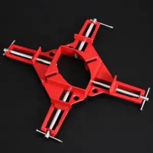 90 Degrees Angle Right Clamp Weld Port Positioner Fixing Clip Woodworking Picture Photo Frame Fishbowl Glass Corner Holder Tool