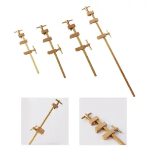 F Clamp Japanese Wood Clamp Brass Comfortable Fixture Splicing Board Positioning Panel Miniature Heavy Duty Woodworking Clamp