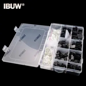 520PCS/box 2.54mm Pitch 2 3 4 5 Pin JST SM Male & Female Plug Housing Pin Header Crimp Terminals Connector Kit