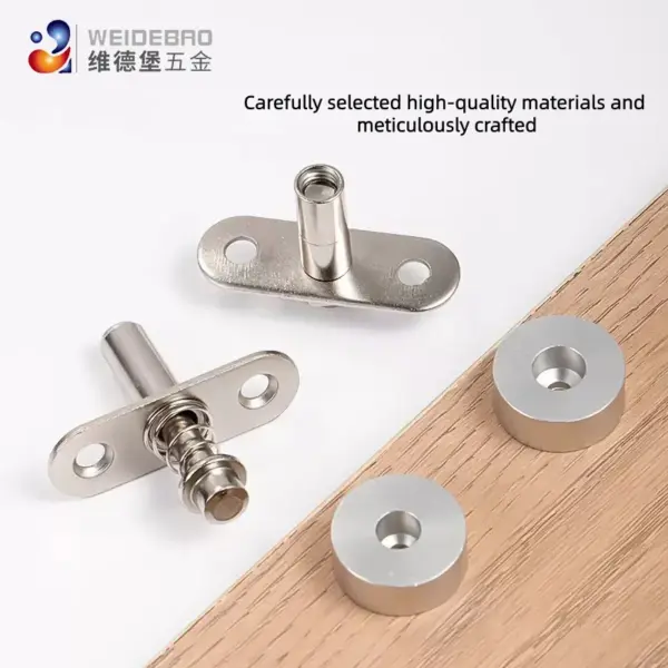 Heavy-duty rotating installation piece anti-rust silent rotating door hinge, corrosion-resistant adjustable 360° universal joint