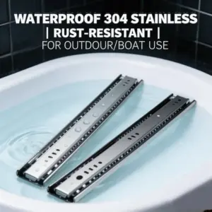 Cold Rolled Steel Drawer Slide 10-20 Inch Two-Section Cabinet Slides Close Drawer Sliding Track Furniture Hardware