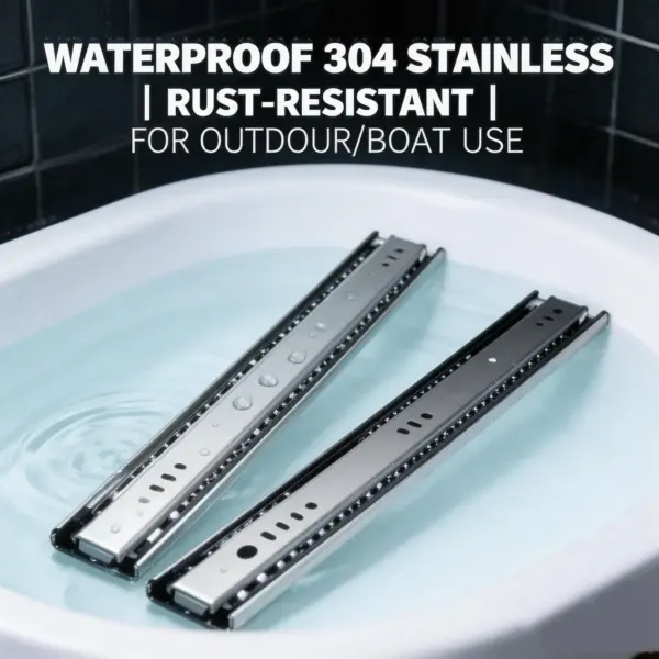 Cold Rolled Steel Drawer Slide 10-20 Inch Two-Section Cabinet Slides Close Drawer Sliding Track Furniture Hardware