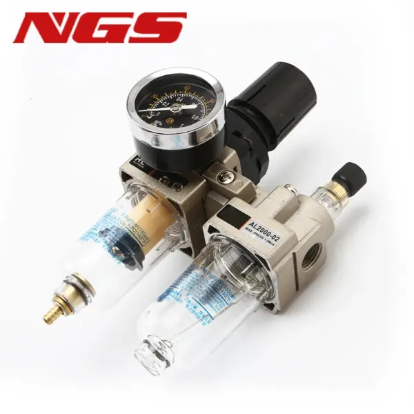 AC2010-02 AC3010-03 AC4010-04 AC5010-10 Pneumatic Regulator Filter with Lubricator Oil-water Separator Air Source Treatment Unit