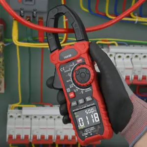 Digital Clamp Meter TA813B 1000A AC DC Current Tester with 36mm Jaw Non Contact Voltage Detection Backlit Screen