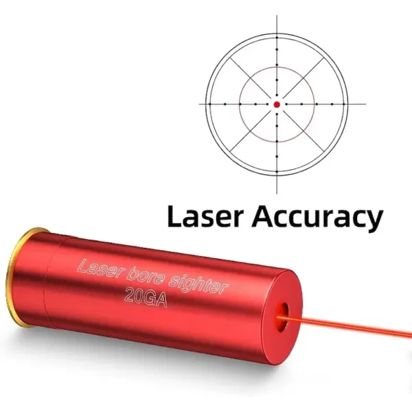 12GA 20GA Laser Bore Sight 12G Laser Collimator 12Gauge Boresighter
