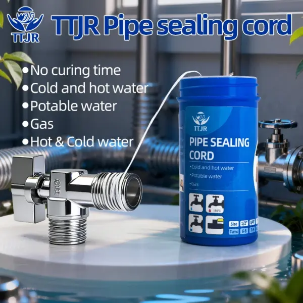160-meter new PTFE raw tape, threaded pipe leak-proof sealing tape, Teflon instant tape, for home and industrial pipe repair