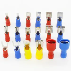 360pcs/Kit Assorted Full Insulated Fork U-type Set Terminals Connectors Assortment Kit Electrical Crimp Spade Ring