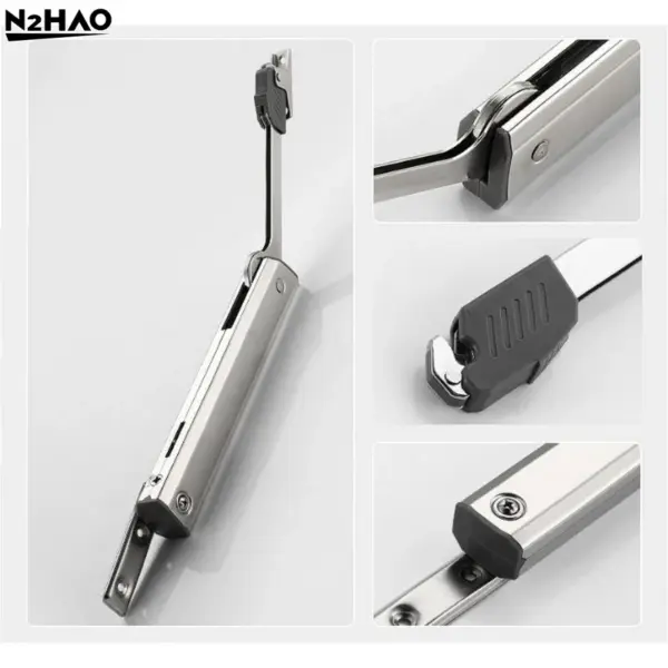 Cold Rolled Steel Kitchen Cabinet Hydraulic Hinge Heavy Duty Adjustable Door Support Soft Close Lift Up Randomly Stop