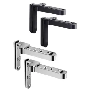 Hide Door Hinge Invisible Door Hinges Top and Bottom Easy Installation Heavy Duty Zinc Alloy for Kitchen Home