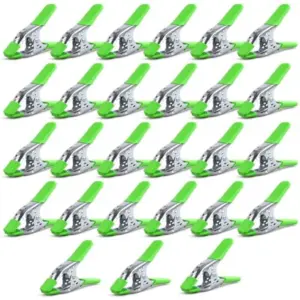 27-Piece 6-inch Heavy Duty Spring Clamp Large Spring Clamps for Woodworking Metal Clips 2.4-inch Jaw Opening Clamps for Backdro