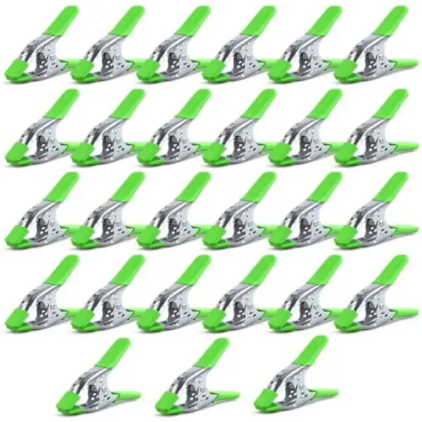 27-Piece 6-inch Heavy Duty Spring Clamp Large Spring Clamps for Woodworking Metal Clips 2.4-inch Jaw Opening Clamps for Backdro