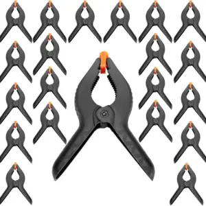 10pcs Nylon Woodworking A-shaped Clip Quick Plastic Clip Tool Spring Clip for Photography Background Fixation Toggle Clamps