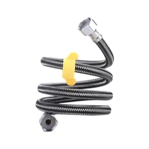 G1/2" Stainless Steel Plumbing Anti-explosion Flexible Braided Hose Water Pipe for Toilet Seat Bidet Kitchen Bathroom Accessory