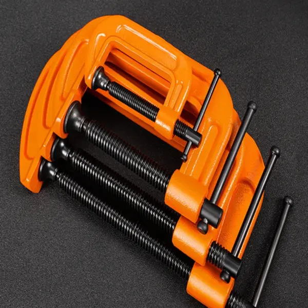 G Clamp C Clamp Iron Clamp Heavy Duty F Clamp Woodworking Fixture Tightener G Type Woodworking F Clamp Accessory Tool