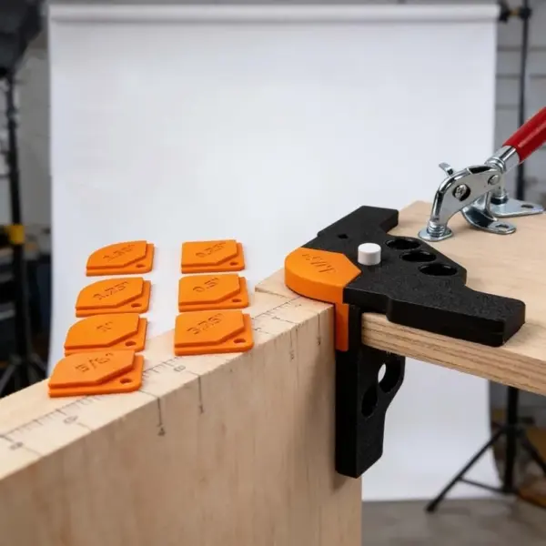 Adjustable Corner Jig 3D Printed 90 Degree Right Angle Clamp Corner Fixer Auxiliary Clamp Table Corner Fixer Tool Desktop