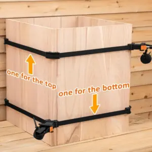Quick Adjustable Adjustable Band Clamp Multi Function Quick Release Corner Clamp Pure Nylon Strap 4 Jaws Strap Clamp Round Frame