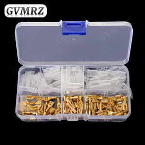 150PCS/box 2.8/4.8/6.3mm Crimp Terminals Insulated Seal Electrical Wire Connectors Crimp Terminal Connector Assortment Kit