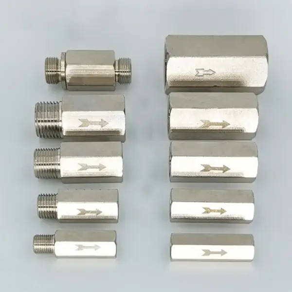 1/8" 1/4" 3/8" 1/2" 3/4" 1" BSP Female Male Brass One Way Non-Return Check Valve Water Gas Fuel Oil  Home Garden