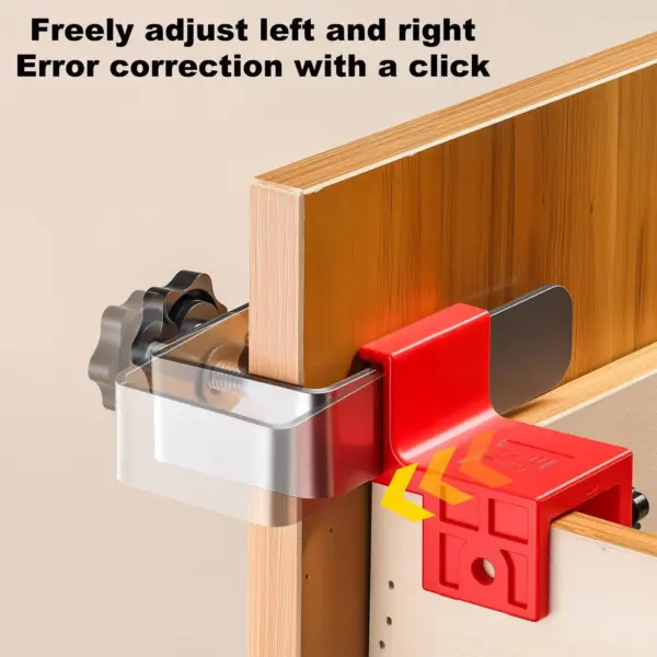 Cabinet Clamp 2 Pieces Cabinet Front Installation Clamps Adaptive Adjustable Jig Tools for Frame Positioning Drilling Mounting