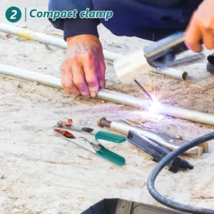 Manual Welder Welding Ground Clamp Tools Copper Clamp for Spot Welding Wire Soldering Ground Welder Grounding Clips