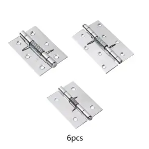 Heavy Duty Spring Door Hinges Stainless Steel Automatic Door Closer Hardware for Garage Back Front Door