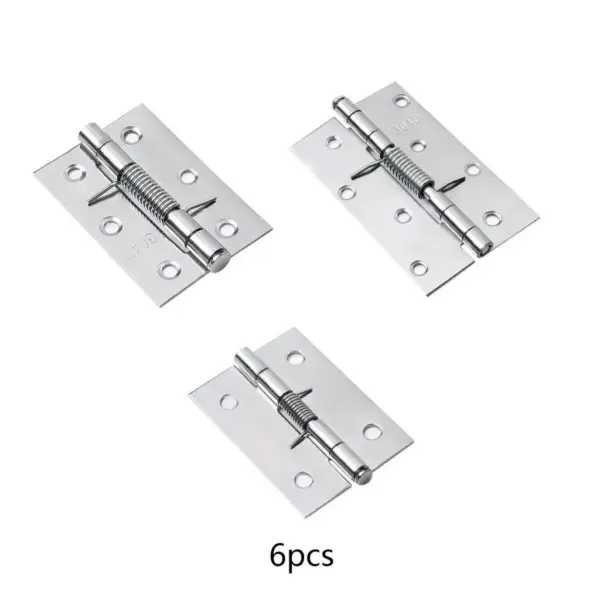 Heavy Duty Spring Door Hinges Stainless Steel Automatic Door Closer Hardware for Garage Back Front Door