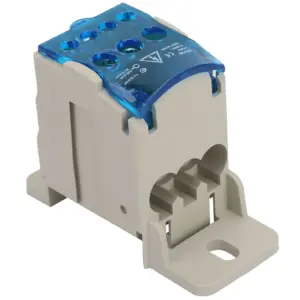 Din Rail Terminal Block UKK 80A Distribution Box One In Several Out Power Wire Electrical Connector Junction
