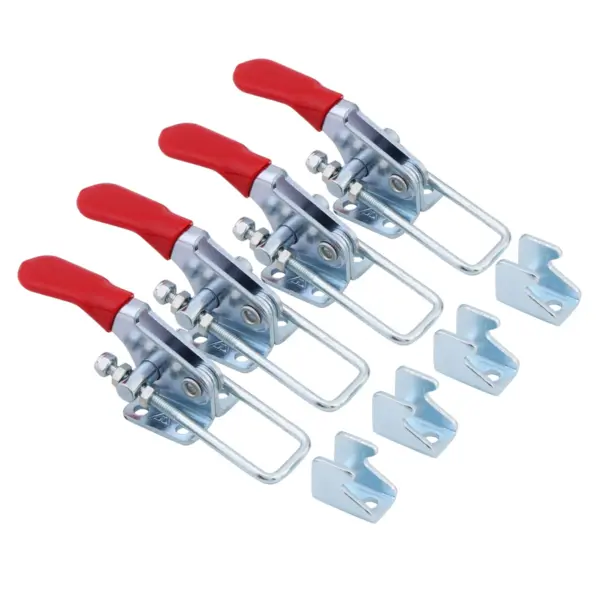4PCS Latch Type Toggle Clamps Set Hand Tool Metal Holding Capacity 163kg/360lbs GH-40323