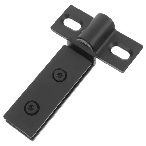 1Set Stainless Steel Pivot Hinge for Shower Room Heavy Duty Rectangular Dual Hole Glass Door Hinge Bathroom Door Hardware